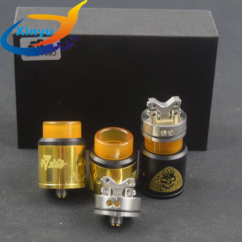 Электронная сигарета Axis RDA атомайзер 24 мм латунный бак Ремонтный дрип