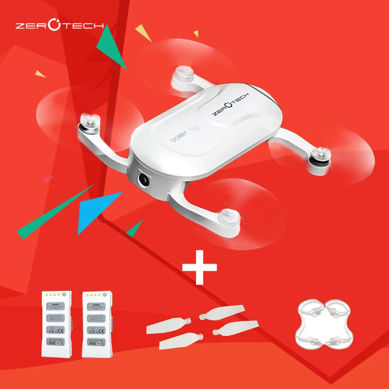 ZEROTECH Dobby Дрон с бесплатным пропеллером селфи Карманный RC Вертолет FPV с HD камерой Квадрокоптер Dobby ZEROTECH управление приложением
