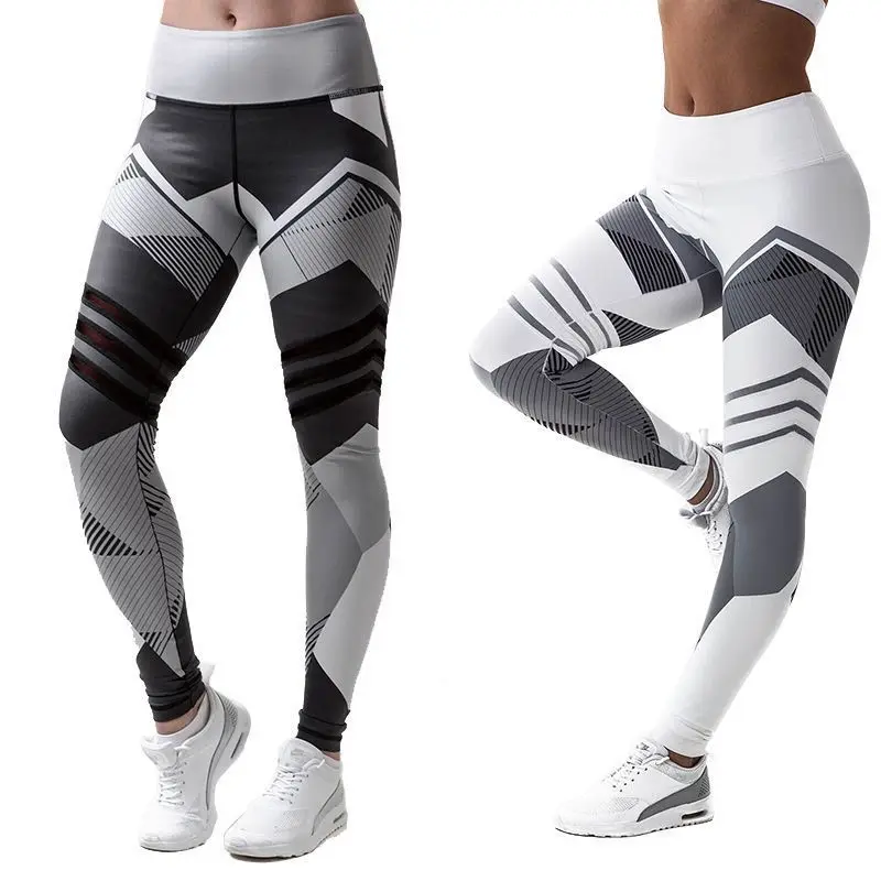 Новый 2017 Для женщин леди Activewear розовый леггинсы на весну и зиму светло-серые