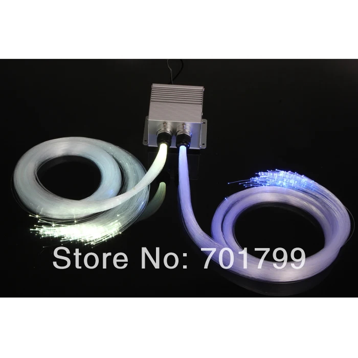 Светодиодные волоконно-оптические потолочные наборы Звезд 10 Вт 6 цветов два