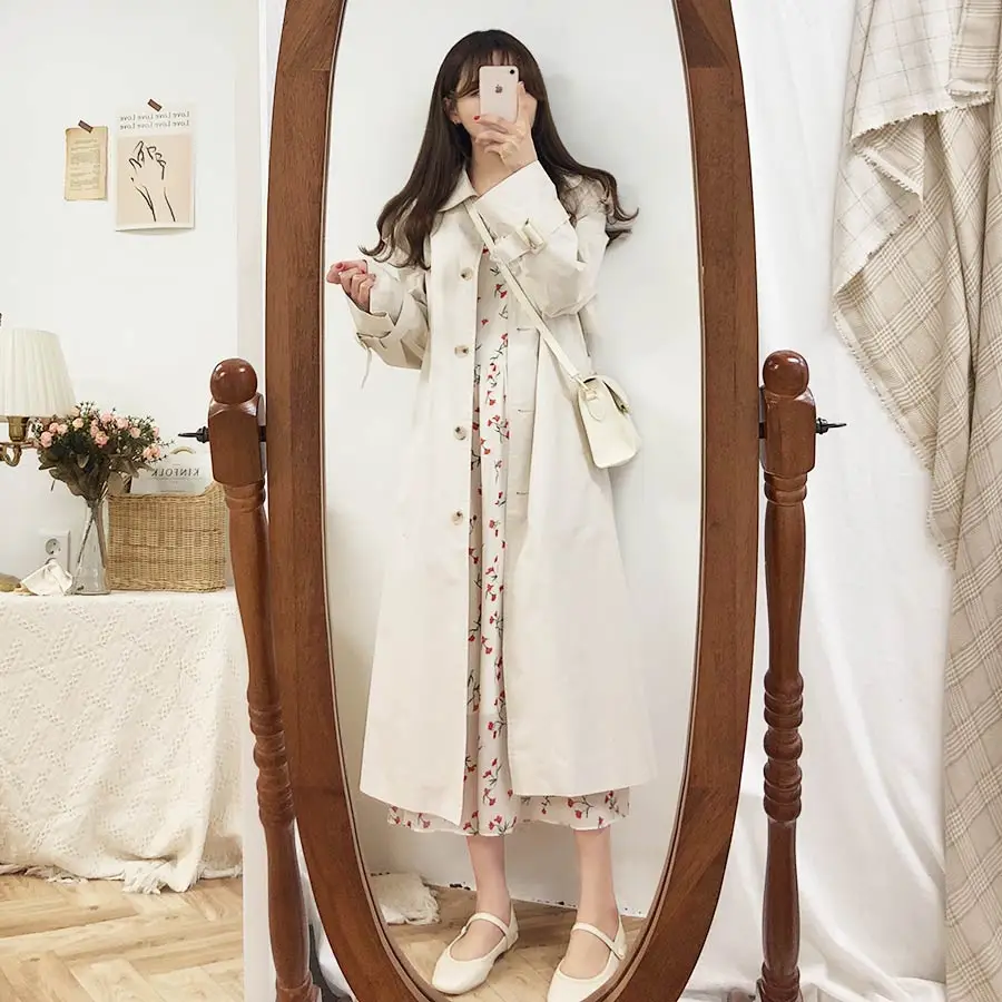 Новое платье с цветочным рисунком, женское платье в корейском японском стиле, винтажное платье трапециевидной формы с круглым вырезом, праздничное шифоновое платье белого и черного цвета
