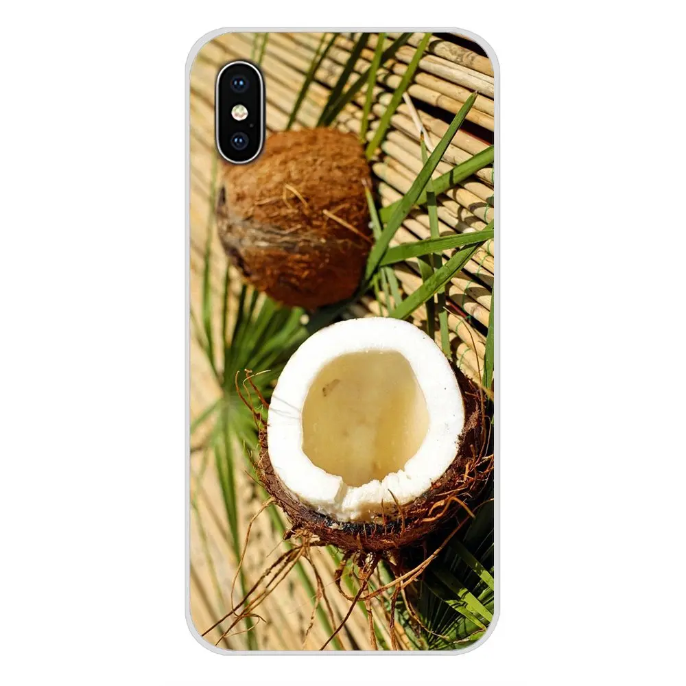 Новый модный пляжный чехол из ТПУ с фруктовым кокосом для Huawei G7 G8 P7 P8 P9 P10 P20 P30 Lite Mini