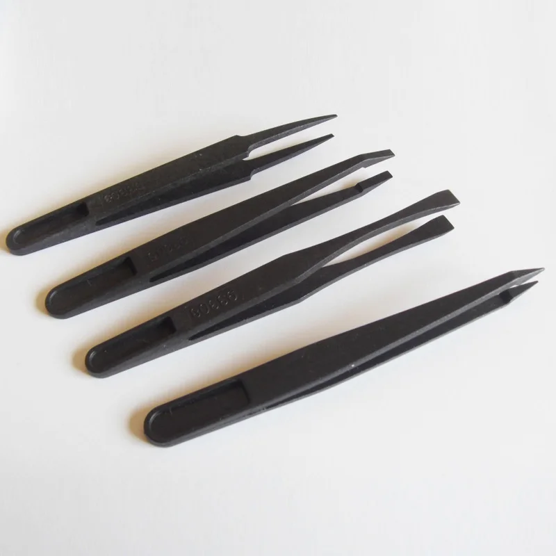 4 шт./компл. Универсальный Антистатический пинцет набор пластиковых