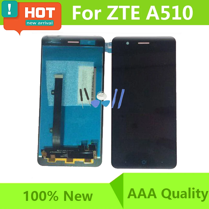 Для ZTE лезвие A510 ЖК-дисплей Дисплей планшета с Сенсорный экран Панель Стекло