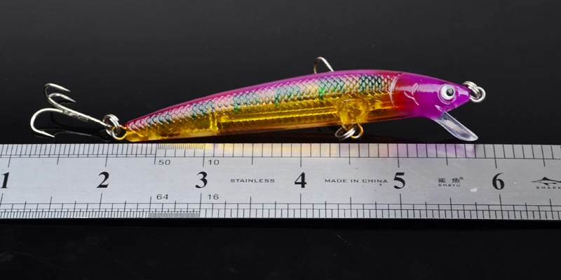 10 шт. рыболовные приманки бас приманка воблер снасти крючки прыжки джиг воблеры