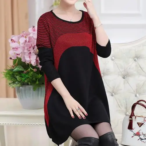 Новое Женское платье большого размера для среднего возраста весна 2018 Vestidos