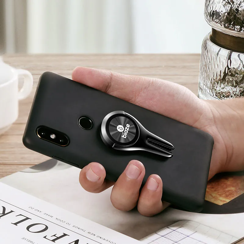 Biaze новый держатель телефона с кольцом на палец для iPhone XS Max samsung S10 вентиляционное