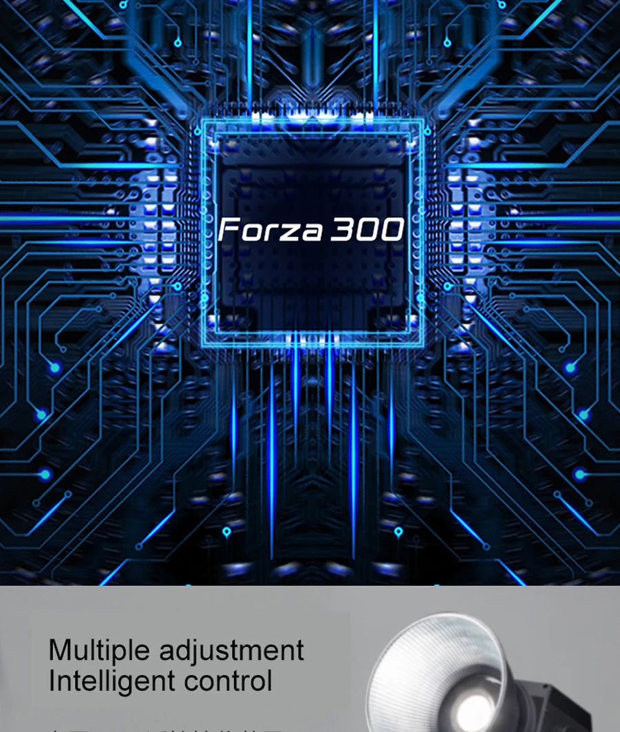 NanGuang NANLITE Forza 300w 60w светодиодный фотографический светильник ing заполняющий светильник Точечный светильник 5600K 2,4G беспроводное приложение wifi управление Forza300