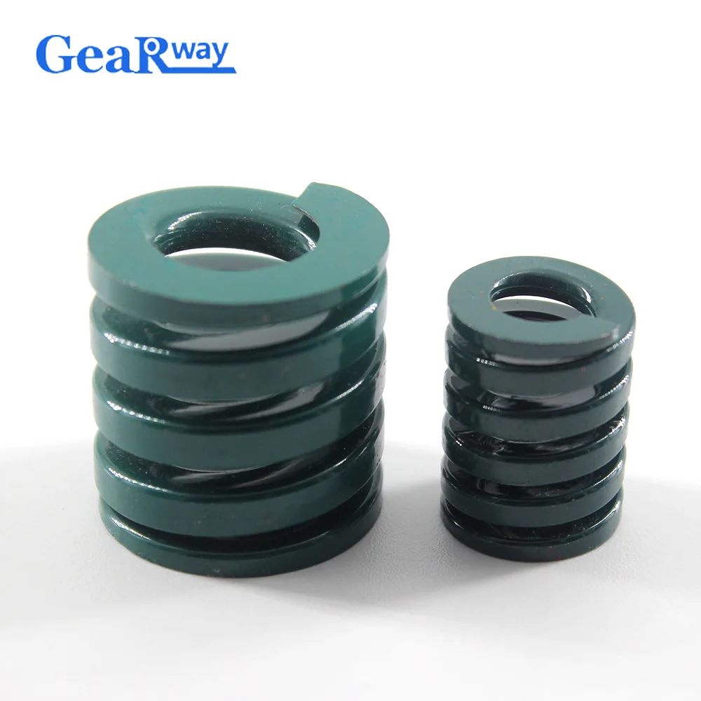 Зеленая штамповочная пружина Gearway длинная TH35x35/35x4 0/35x4 5/35x6 0/35x65 мм коэффициент