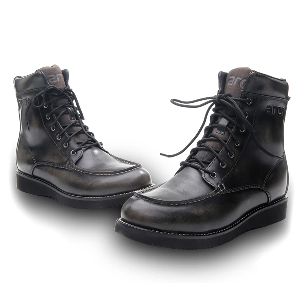 ARCX Leather Motorcycle Boots Vintage Moto Men Waterproof Motocross Outdoor Travel Shoe For Four Season | Автомобили и мотоциклы