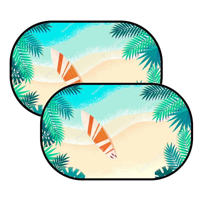 3 шт. летние пляжные кокосовой пальмы гардины стайлинга автомобилей