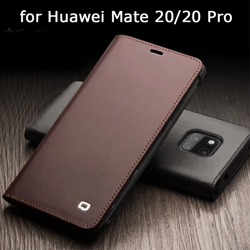 

Luxury Handmade Case for Huawei Mate 20 Genuine Leather Flip Cover for Huawei Mate20 Business Phone Bsag for Huawei Mate 20Pro