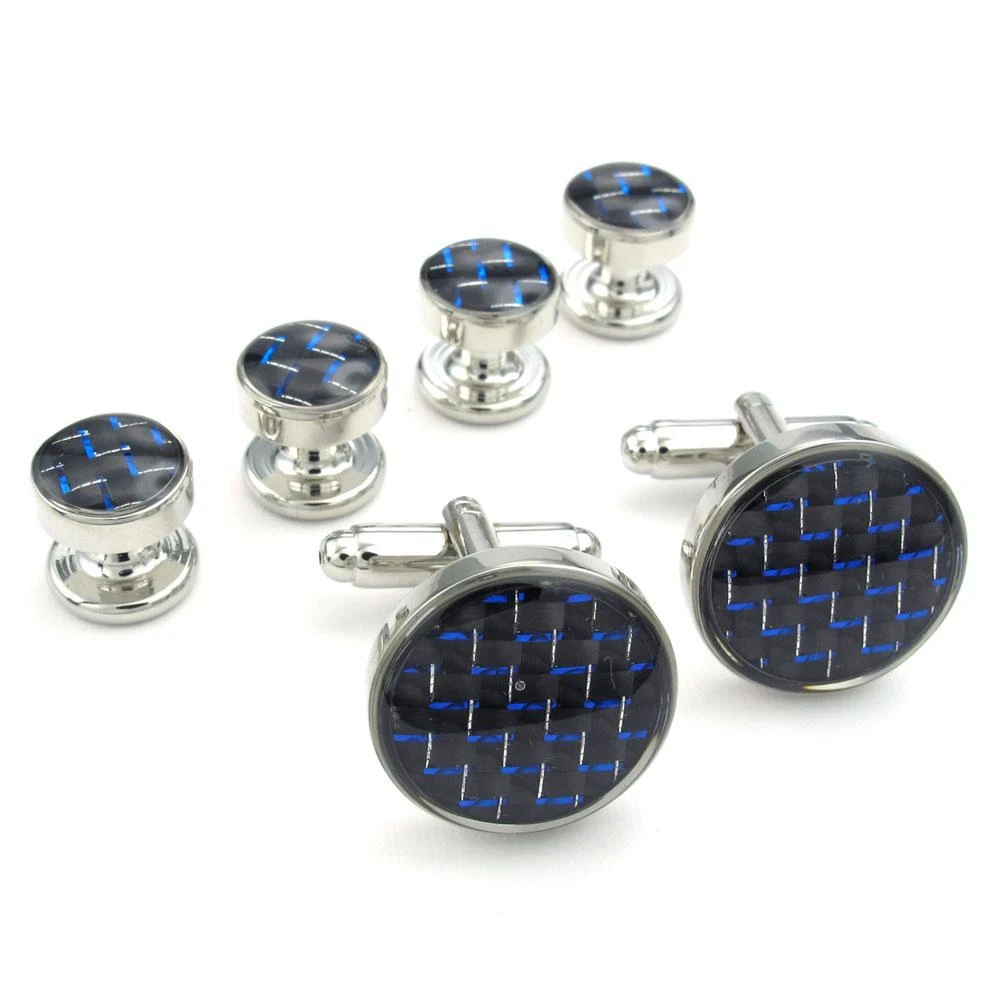 Хит продаж ювелирное изделие мужские закругленные Свадебные 4 рубашки набор с