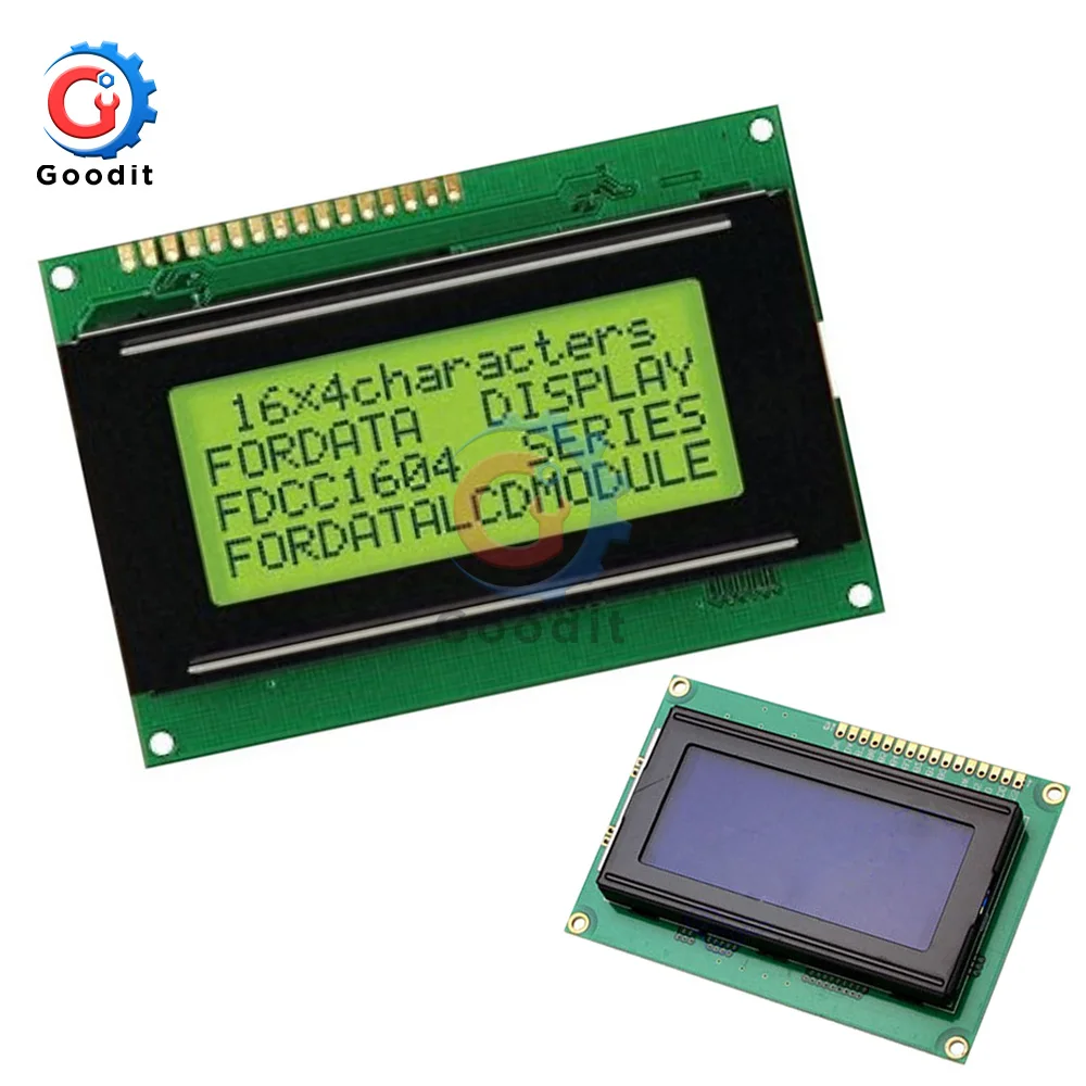1604 lcd 16*4 16x4 символ экран синий желтый Blacklight дисплей модуль 5V для Arduino | Инструменты