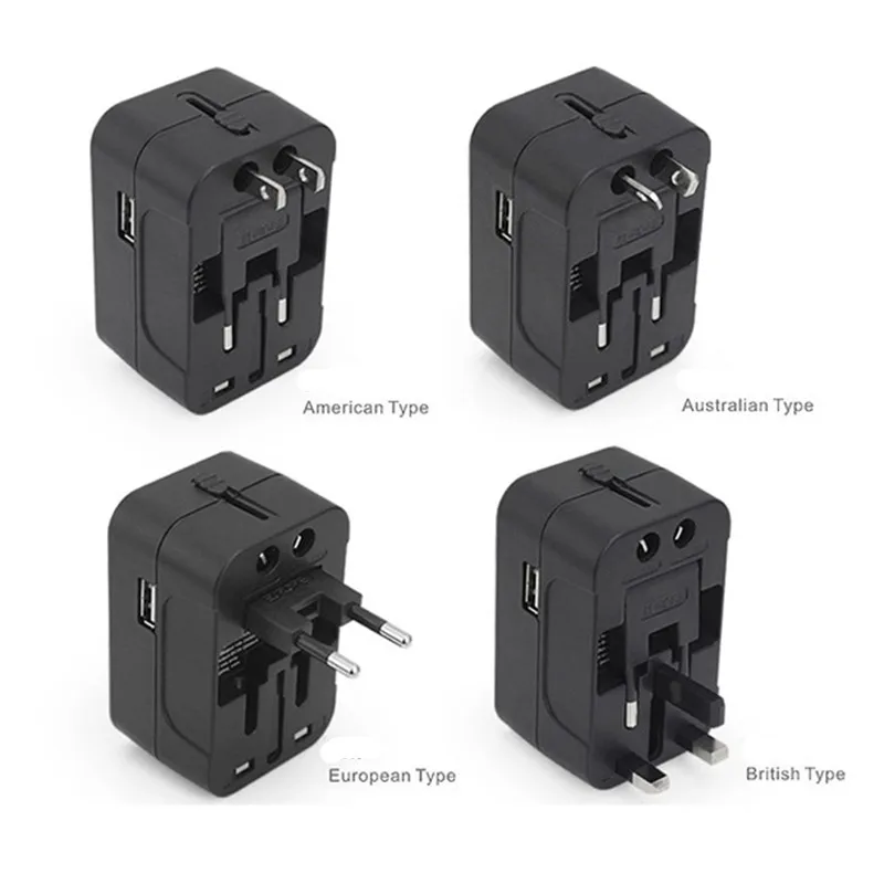 Универсальное зарядное устройство для телефона по всему миру дорожный настенный