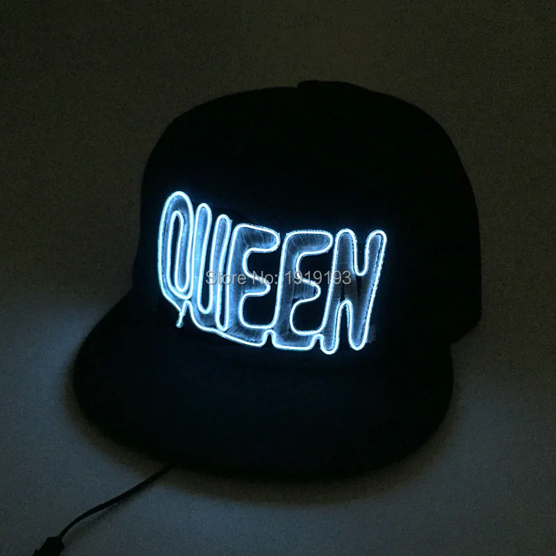 Высококачественные светящиеся неоновые светодиодные лампы ночник бейсболка