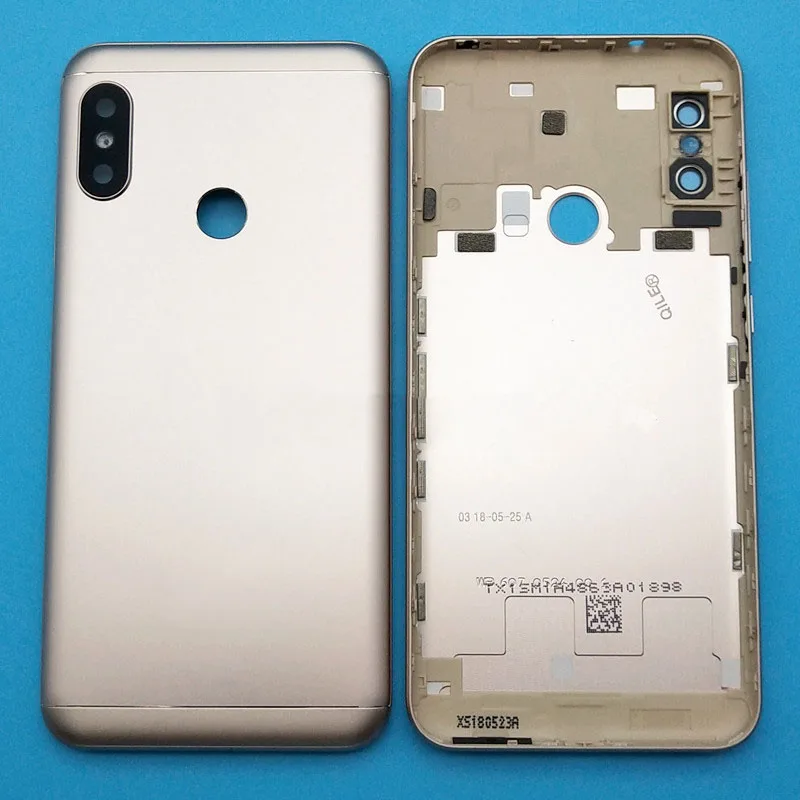 Для XIAO mi redmi 6 PRO mi A2 Lite задняя крышка аккумулятора задняя дверь корпус боковой ключ для redmi 6PRO замена корпуса Ремонт