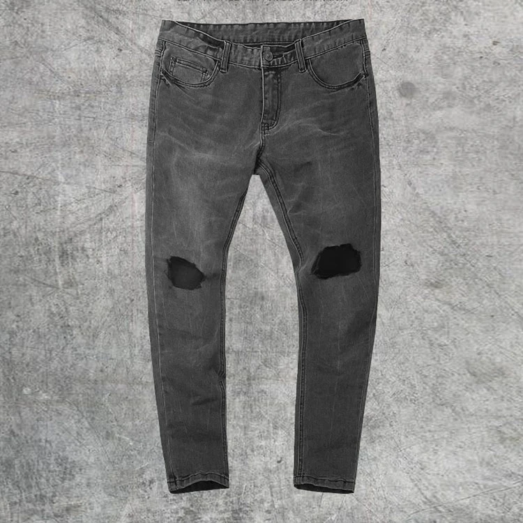 Мужские осенне зимние джинсы с дырками в стиле ретро 2017|jeans jeans|european men jeansmens european