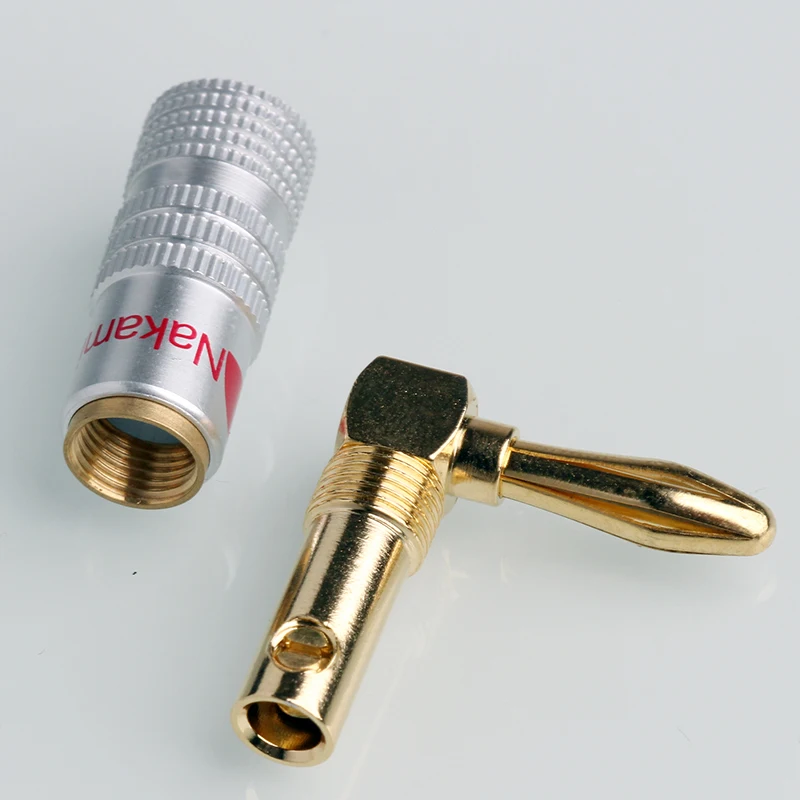 8 шт. Nakamichi прямоугольный динамик переходник для вилки типа банан разъем провода