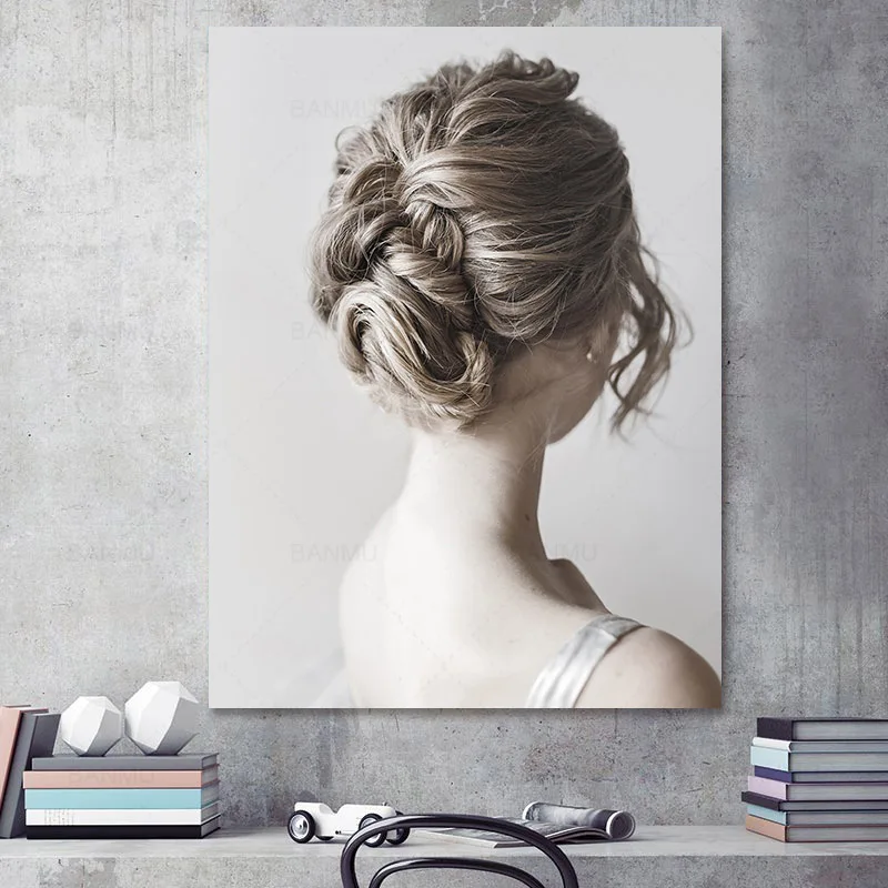 Скандинавский современный портретный настенный художественный постер картина