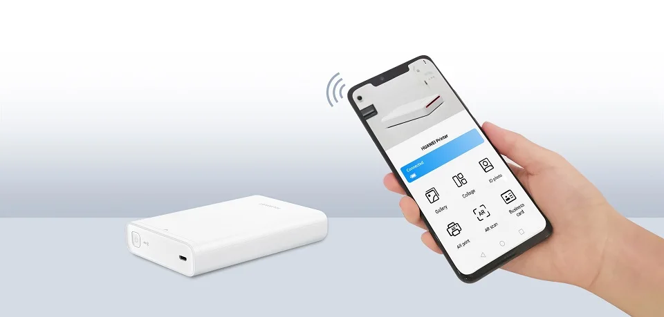 huawei AR принтер 300 точек/дюйм портативный фотопринтер Honor Карманный принтер Bluetooth 4,1 Поддержка DIY поделиться 500 мАч