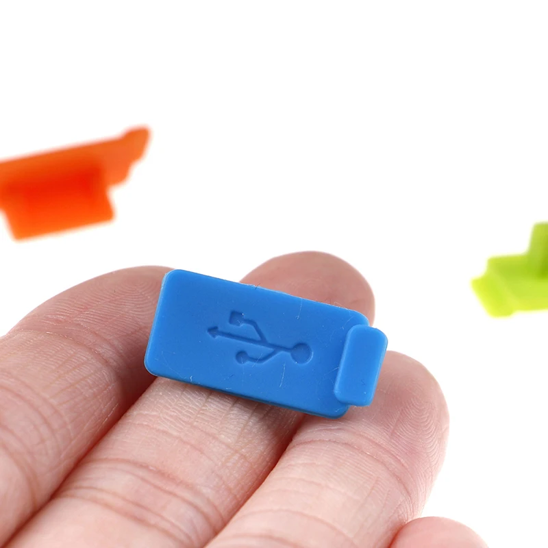 Новый 5 шт Стандартный USB пылезащитный порт зарядное устройство Крышка Джек