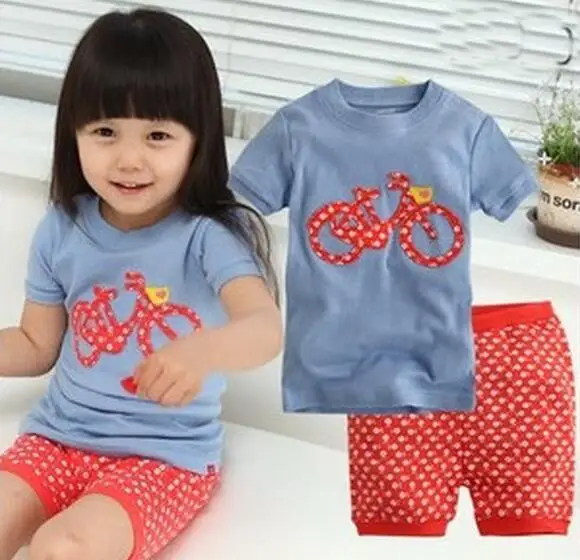 style 10 Хлопковая одежда для детей ростом от 90-130 см детские пижамы с мультяшным принтом для мальчиков и девочек, летние шорты с длинным рукавом детская одежда для сна, пижамы для малышей, одежда для сна, ночное белье, домашняя одежда - Цвет: style 10