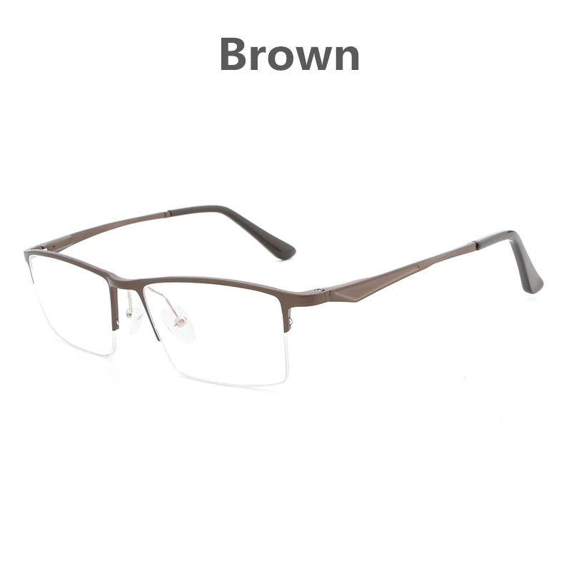 Brown HDCRAFTER очки для близорукости по рецепту, оправа для очков, мужские Оптические очки, оправа для женщин, компьютерные очки для чтения - Цвет оправы: Brown