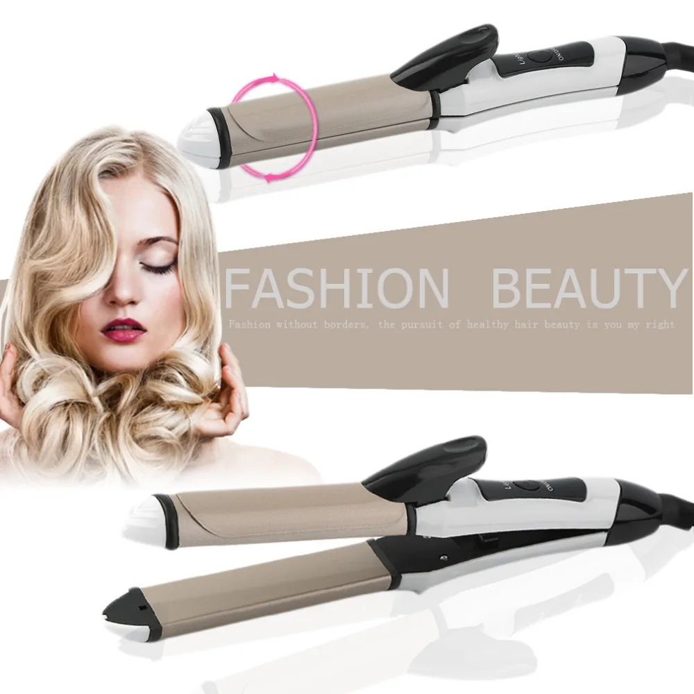 

NEW Ceramic Electric Hair Brush Hair Straightener Straightening Flat Iron Comb Wet Dry 2 In 1 Digital Control Heating Brushes