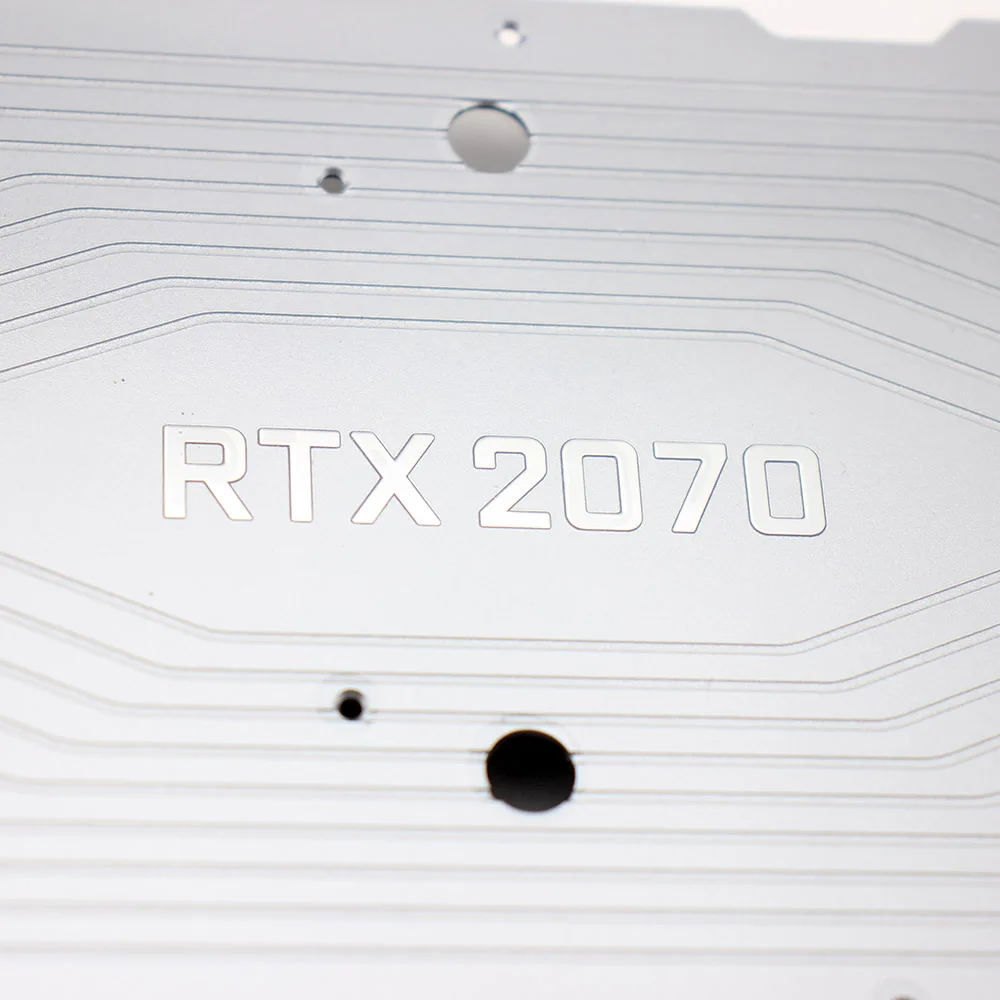 Для NVIDIA RTX 2080 Ti 2080 2070 графическая карта, материнская плата из алюминиевого металла с RTX2070 RTX2080 RTX 2080Ti
