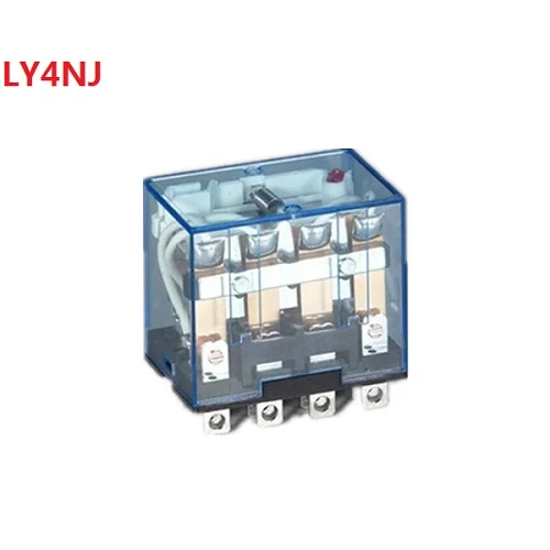 LY4NJ HH64P AC 220 В 14PIN 10А серебряный контакт Мощность Катушки Реле 4PDT с гнездом Базы |