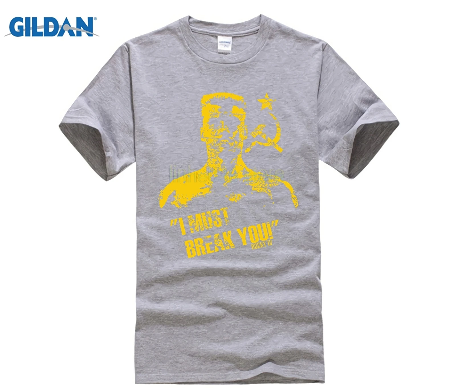 New cotton T-shirt men's round neck short-sleeved casual I Must Break You Drago Shirt |