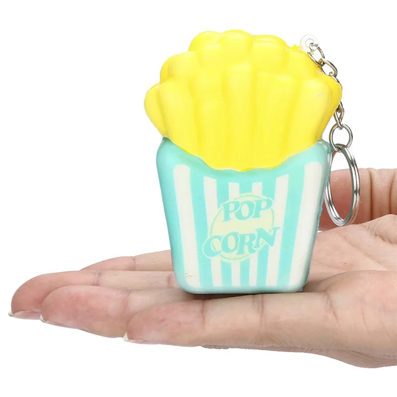 1 шт. Squishies картофеля фри медленно поднимающийся крем душистый брелок антистресс
