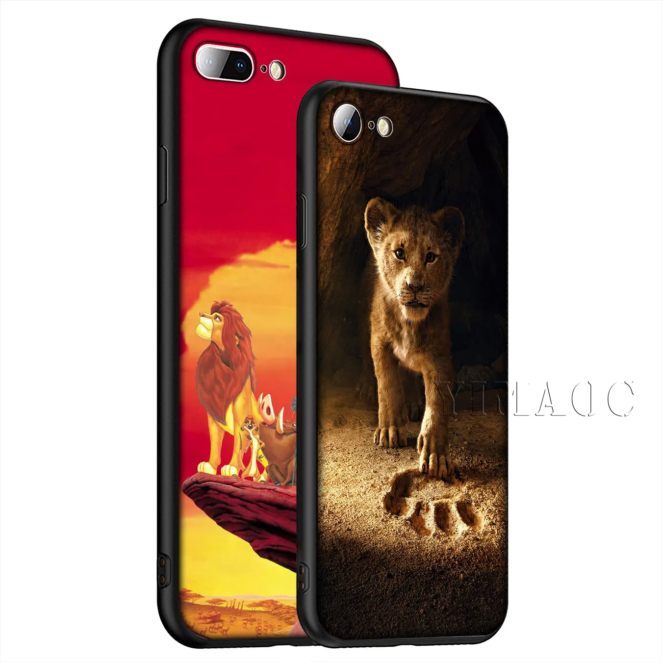 YIMAOC мультфильм Король Лев Мягкий силиконовый чехол для телефона для iPhone XR X XS Max X 6 6S 7 8 Plus 5 5S SE черный ТПУ чехол
