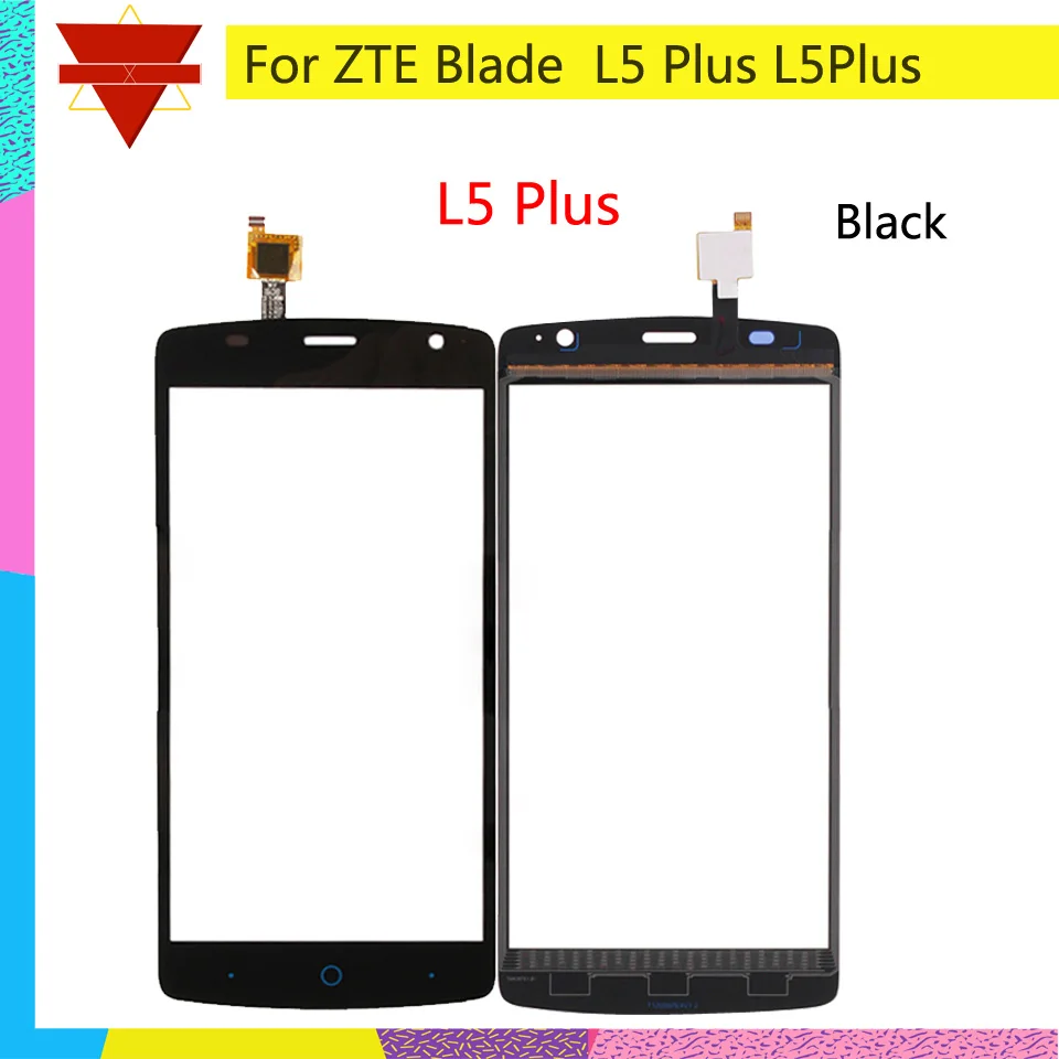 10 шт./лот сенсорный экран дигитайзер для zte Blade L5 Plus L5Plus Сенсорная панель Сенсорный