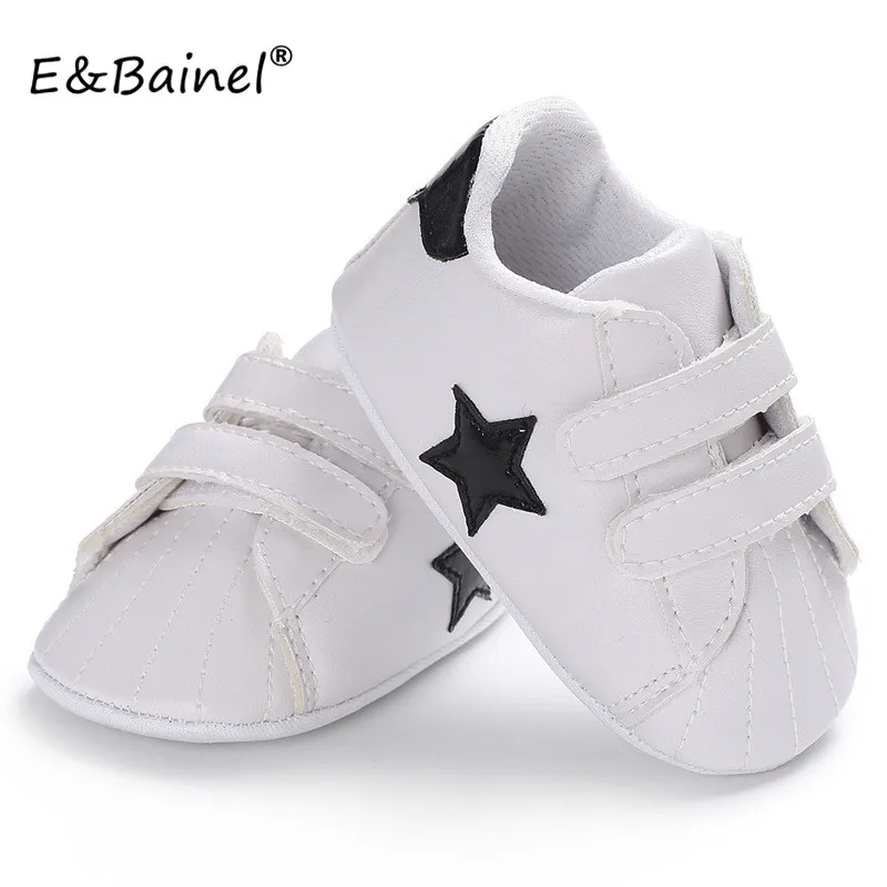 Детская обувь из искусственной кожи с принтом в виде пяти звезд - купить по