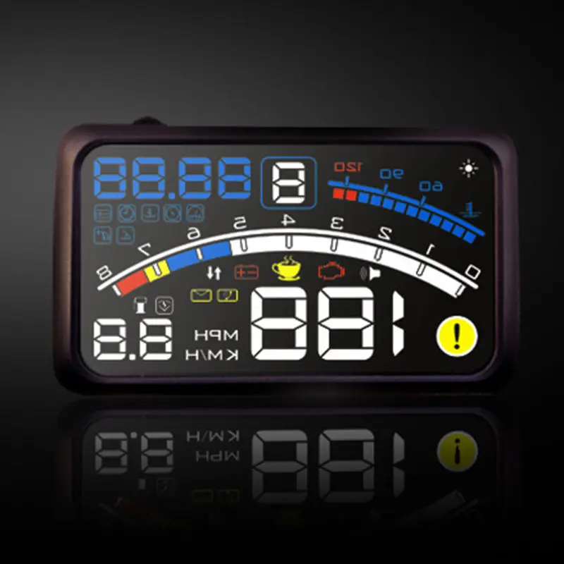 Диагностика данных о потреблении HUD Дисплей F4 Смарт OBD2 и EUOBD цифровой спидометр
