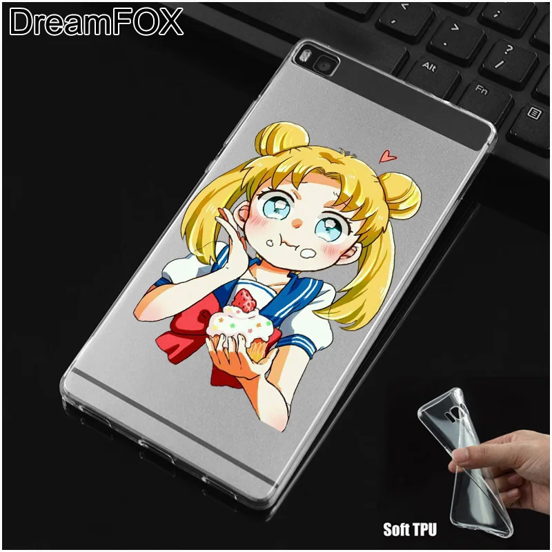 DREAMFOX L084 Сейлор Мун Мягкий ТПУ силиконовый чехол для huawei P8 P9 P10 Lite Plus 2017 Honor 8 Pro 9 6X |