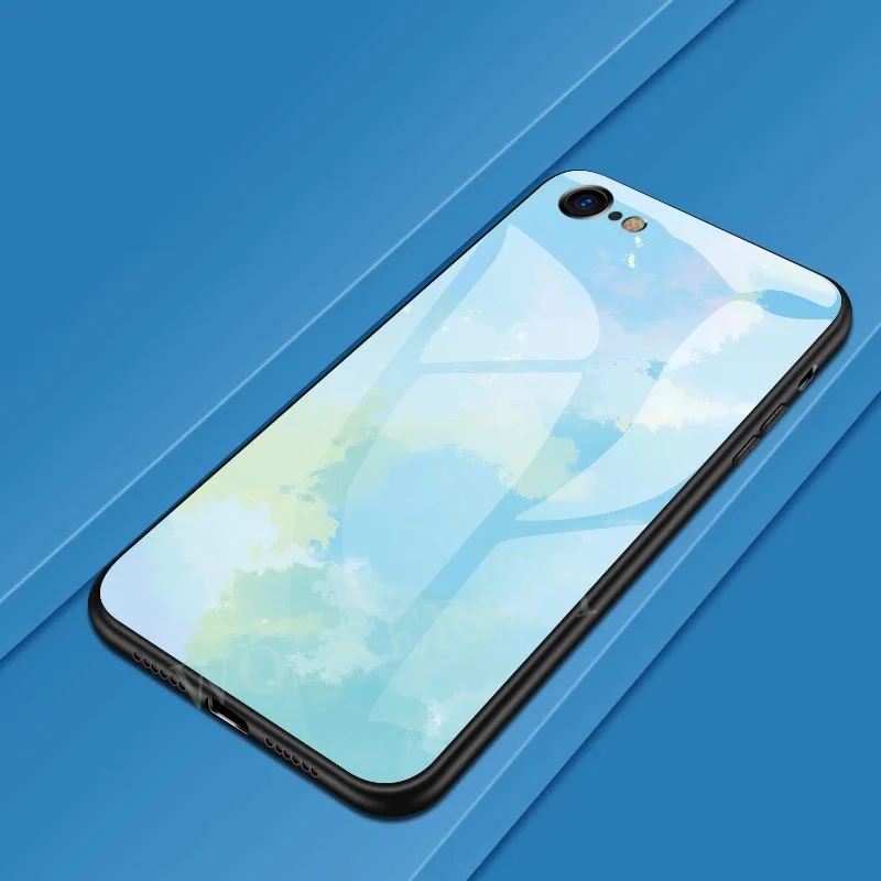 10 Пространства Стекло чехол для samsung Galaxy A50 A70 A40 A60 A30 A20 A10 M10 M20 S8 S9 S10 J4 J6 плюс J8 A9 A8 A6 A7 примечание 9 8 - Цвет: 10