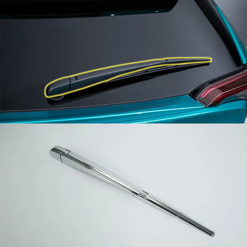

ABS Exterior Rear wiper cover Decoration Strip Cover Trim Car Styling For TOYOTA CH-R 2018