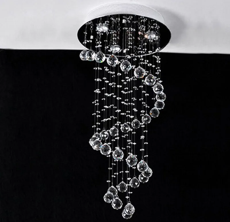 Подвесная леска спиральная Люстра для ресторана двойная лестница длинный