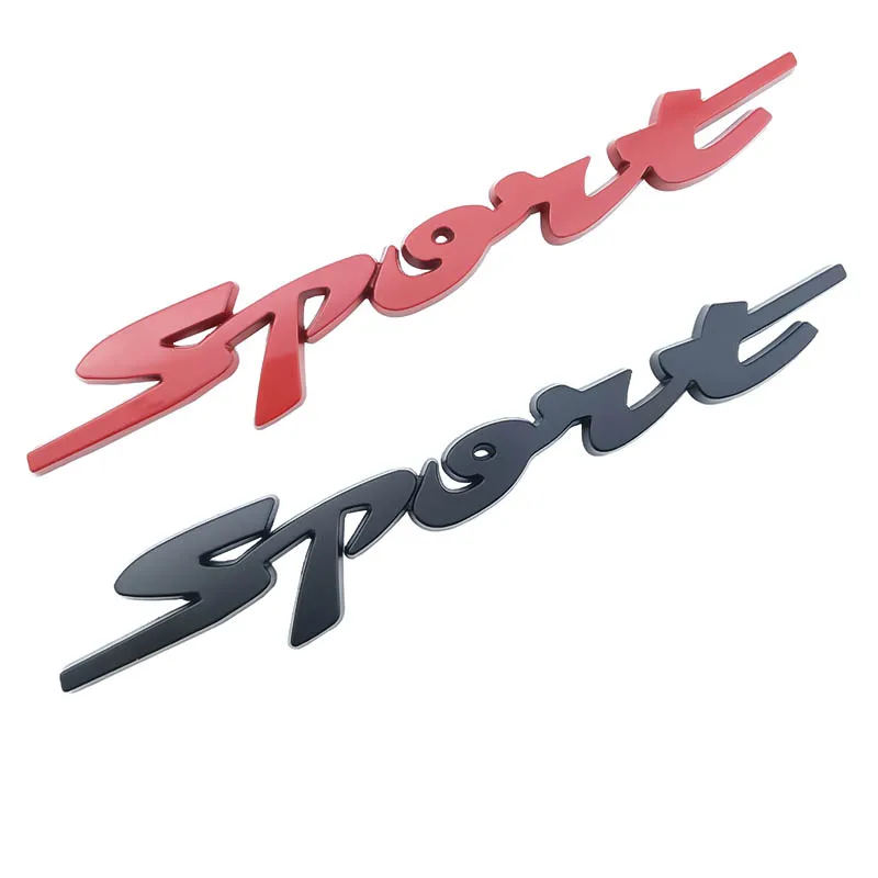 3D спортивная хромированная эмблема автомобильный значок наклейка для гонок