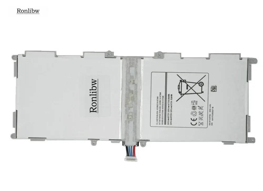 Ronlibw 6800mAh EB BT530FBC BT530FBE запасная батарея для Samsung Galaxy Tab Tablet 4 10 1 &quotT530 T531 T535