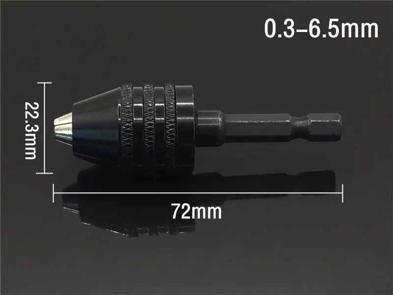 1 шт. 1/4 ''без ключа шестигранный хвостовик 0,3-3,6/6,5/0,8 мм быстрой патрон штекер переходник изменения Дрель Ручка конвертер сверло деревообрабатывающий инструмент