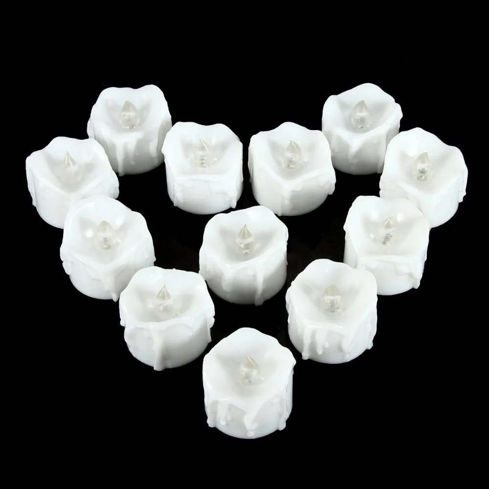 48 шт./компл. светодиодная электрическая чайная свеча Мерцающая мигающая