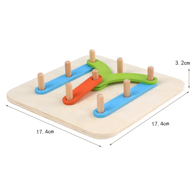 

New Wooden Baby Montessori Toys Early Childhood Education Blocks Baby Toys