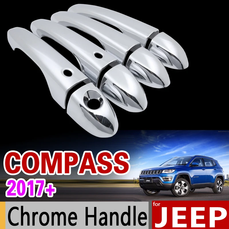 Хромированная накладка на дверную ручку для JEEP Compass 2017 2018|car styling|sticker carcar sticker |