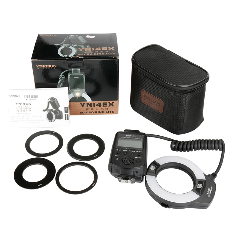YONGNUO yn24ex e TTL Twin Lite Макро Вспышка Speedlite для камер Canon с двойной 2 шт. головка вспышки +