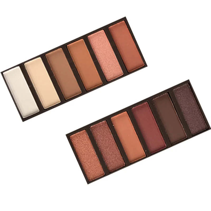 Новые профессиональные тени для век Палитра 12 цветов матовые макияж телесный
