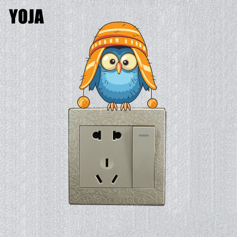 Оригинальный настенный стикер YOJA с изображением совы для спальни 10SS0155|Наклейки